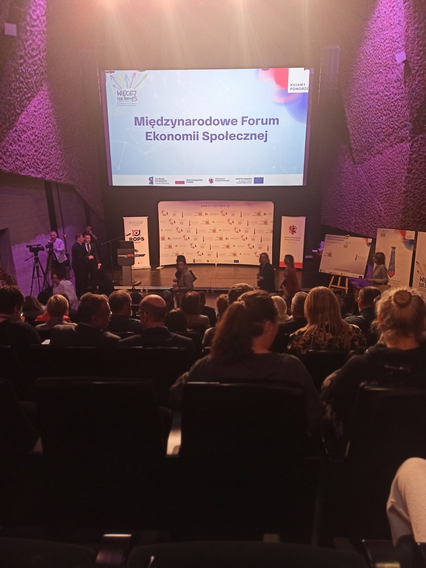17.10.2023 r. Udział w Międzynarodowym Forum Ekonomii Społecznej w Toruniu